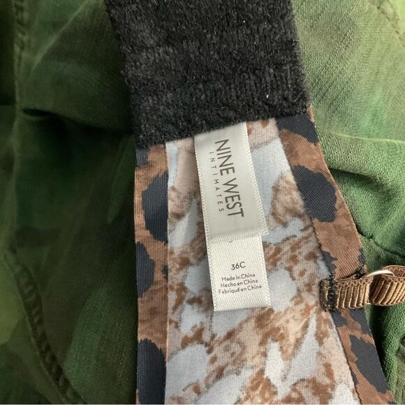 Nine West Intimates Leopard Print Bra 36C NEW  Animal Print Mobwife Dopamine - Picture 8 of 8